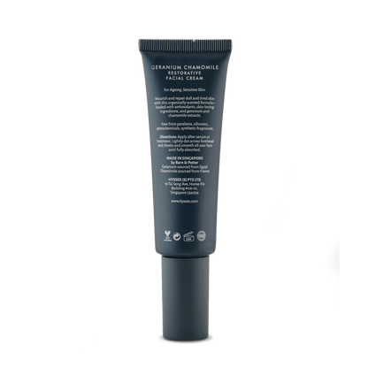 Hysses Singapore Face Care Restorative Facial Cream Geranium Chamomile R