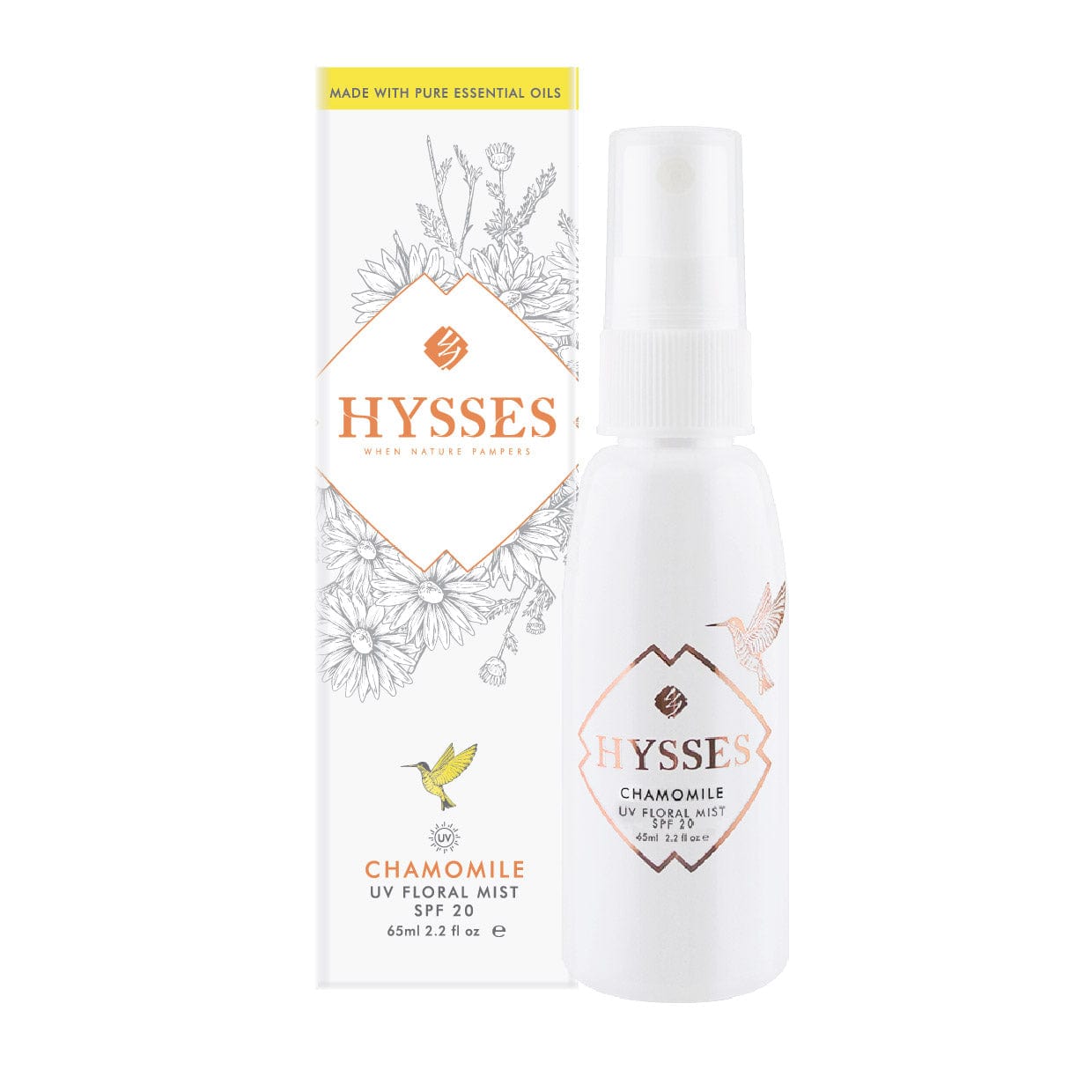 Hysses Singapore Face Care UV Floral Mist Chamomile SPF20 R
