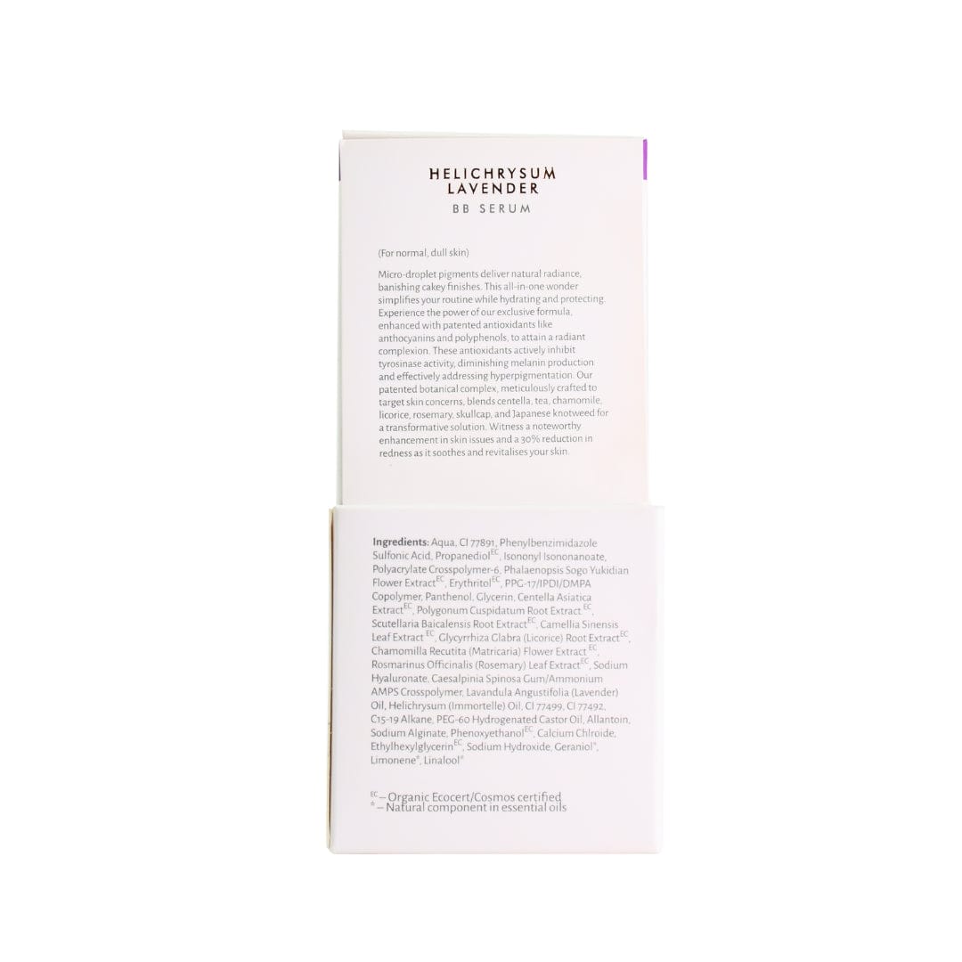 Hysses Singapore Face Care Youth Encapsulate BB Serum, Helichrysum Lavender SPF20 R