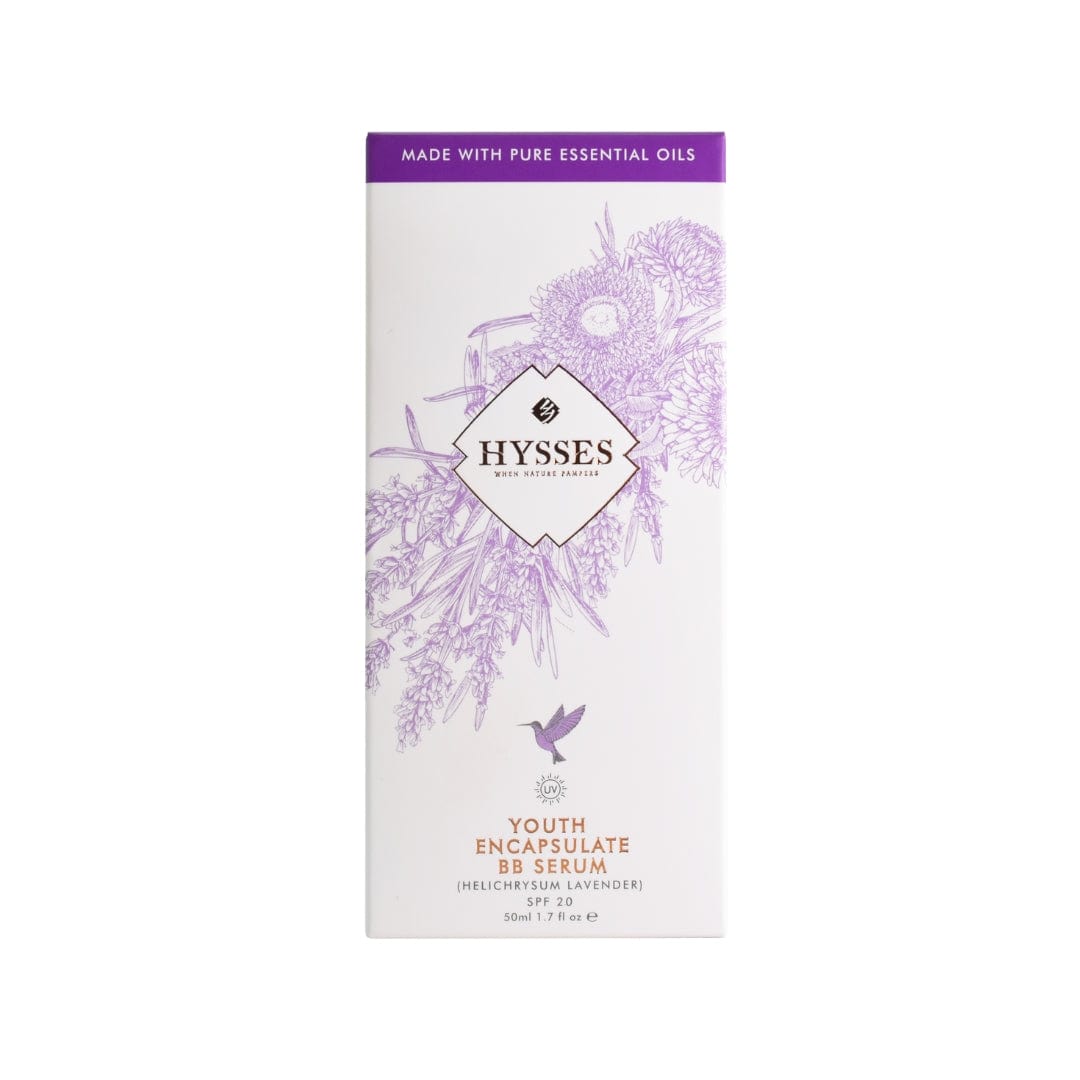 Hysses Singapore Face Care Youth Encapsulate BB Serum, Helichrysum Lavender SPF20 R
