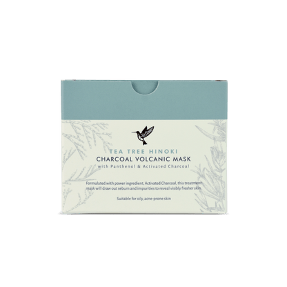 Hysses Singapore Face Charcoal Volcanic Mask Tea Tree Hinoki