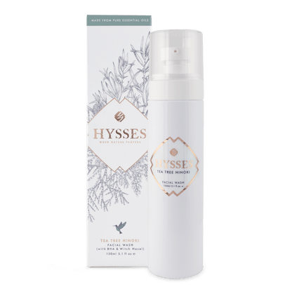 Hysses Singapore Face Facial Wash Tea Tree Hinoki