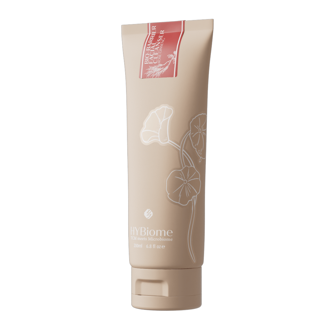 Hysses Singapore Face HYBiome Bio-Barrier Facial Cleanser, Rose Ginseng