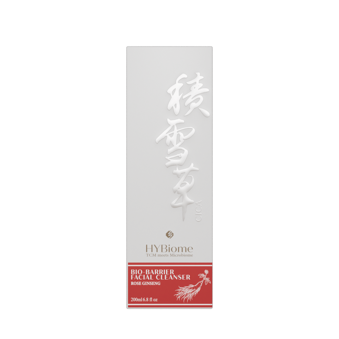 Hysses Singapore Face HYBiome Bio-Barrier Facial Cleanser, Rose Ginseng