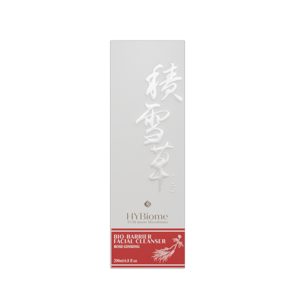 Hysses Singapore Face HYBiome Bio-Barrier Facial Cleanser, Rose Ginseng