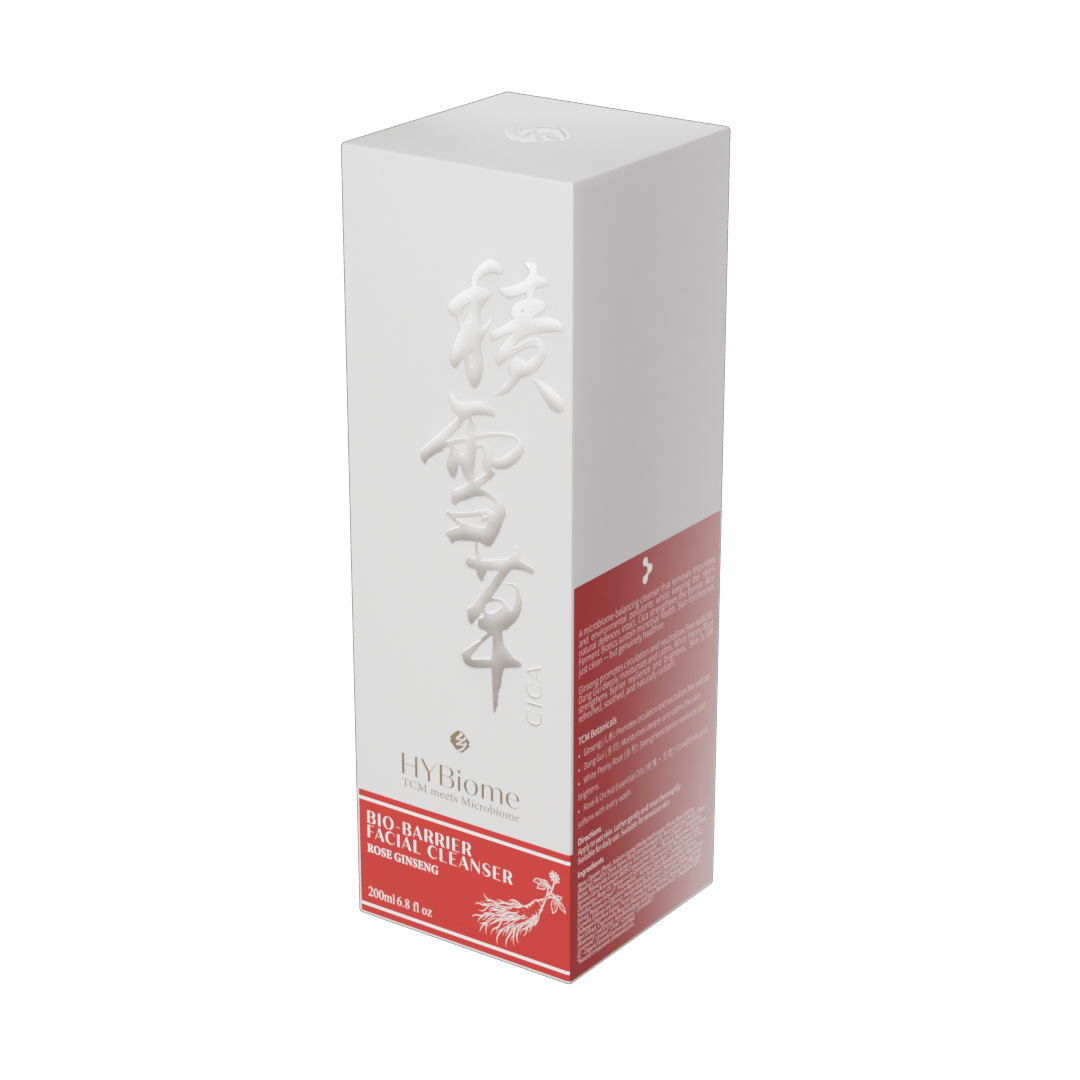 Hysses Singapore Face HYBiome Bio-Barrier Facial Cleanser, Rose Ginseng