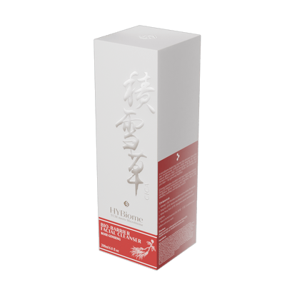 Hysses Singapore Face HYBiome Bio-Barrier Facial Cleanser, Rose Ginseng