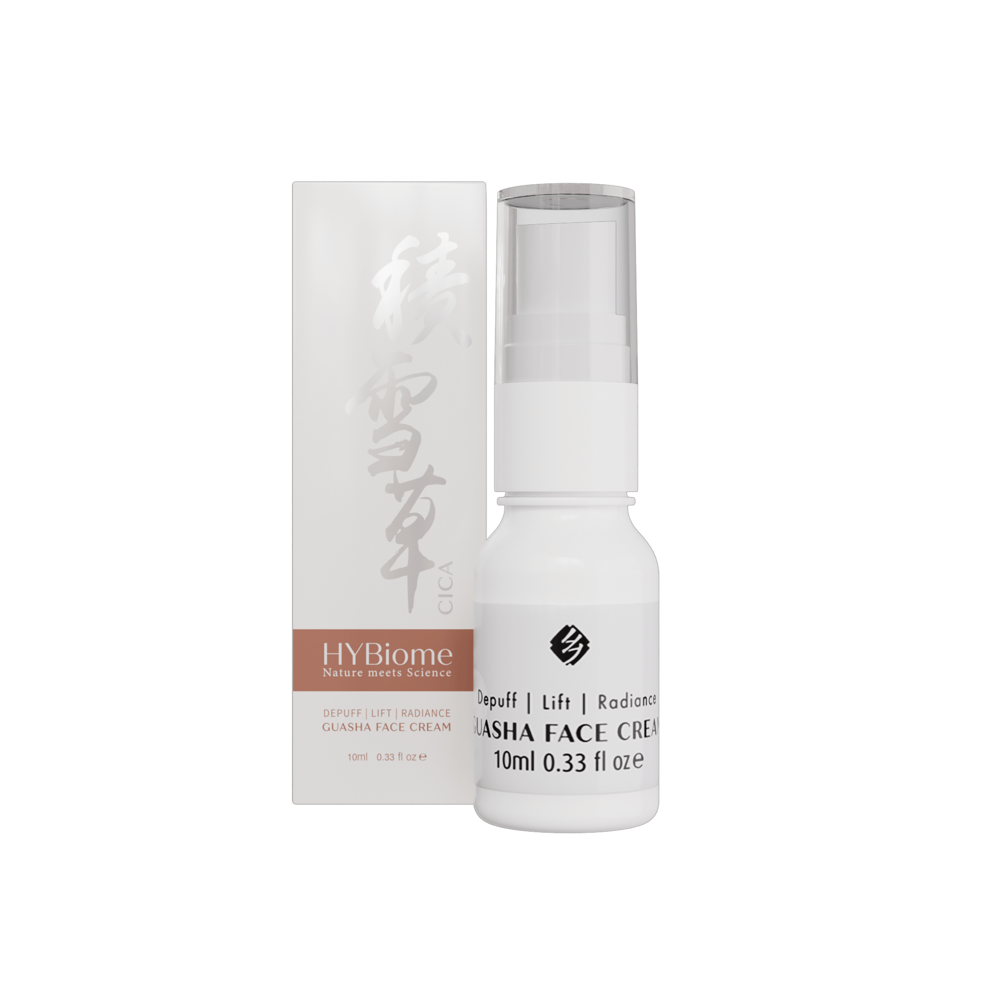 Hysses Singapore Face HYBiome Guasha Face Cream, Rose Ginseng (10ml Travel Size)