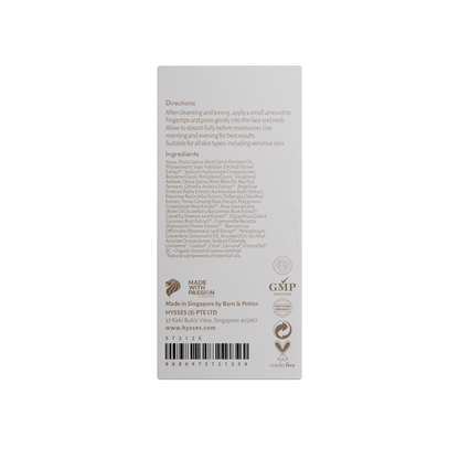 Hysses Singapore Face HYBiome Micro-Repair Serum, Rose Ginseng