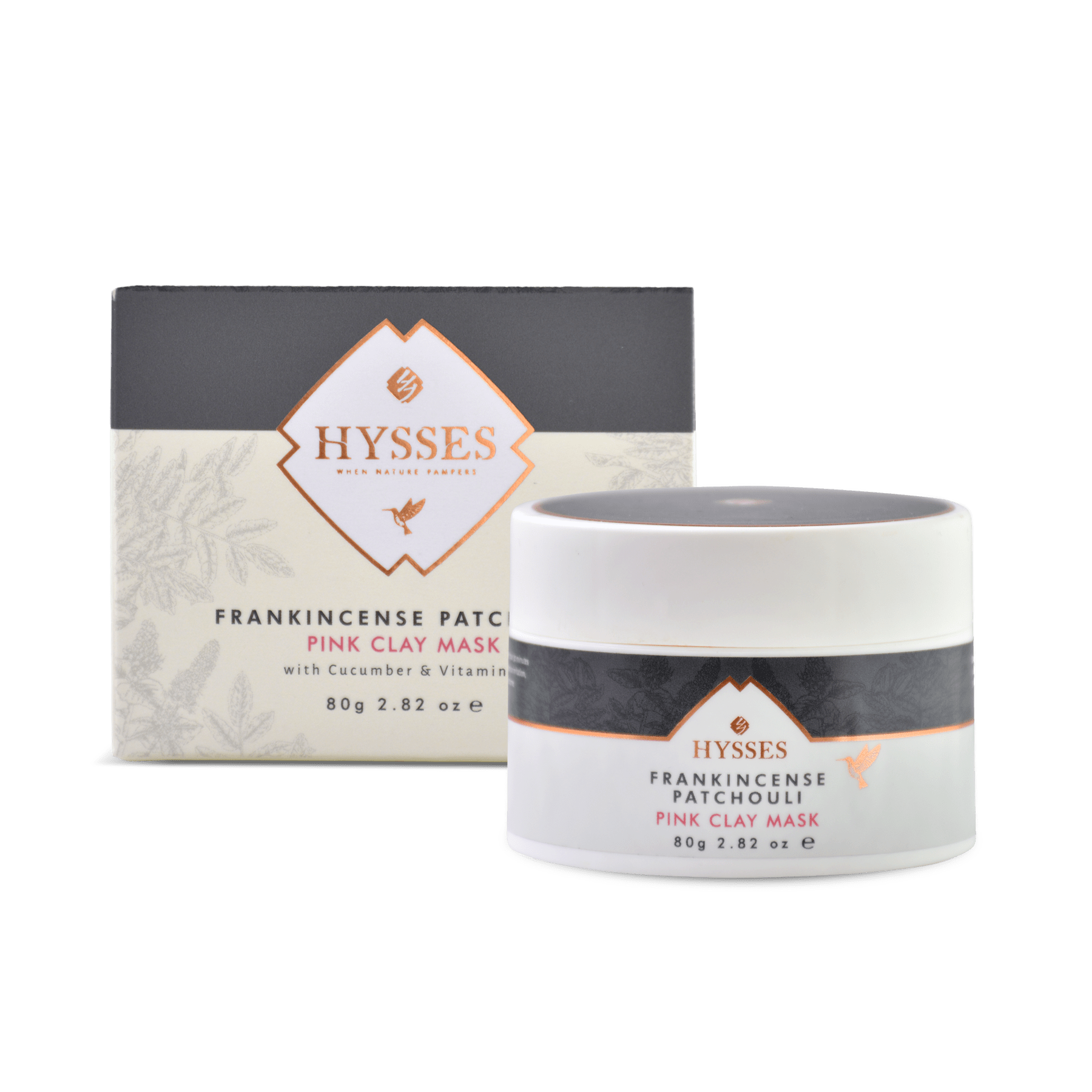 Hysses Singapore Face Pink Clay Mask Frankincense Patchouli