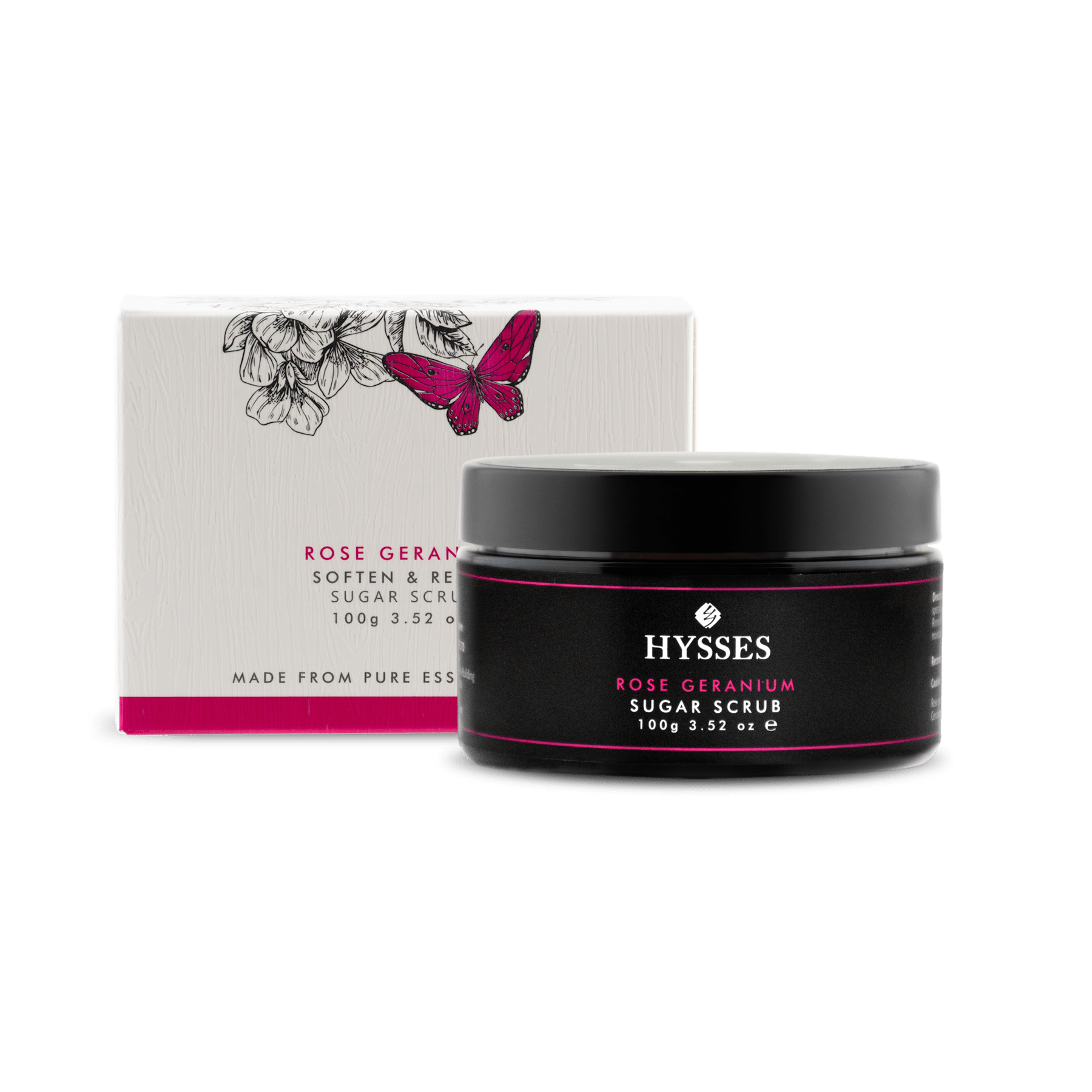 Hysses Singapore Face Sugar Scrub Rose Geranium