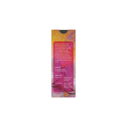 Hysses Gifts Gift Set Of 2 Hand Cream & Sanitiser, Bergamot Jasmine, 25g/65ml