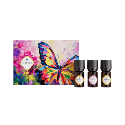 Hysses Singapore Gifts Gift Set of 3 Essential Oils, 5ml (Lavender Orange, Osmanthus Yuzu & Bergamot Hibiscus)