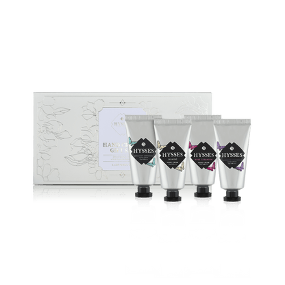 Hysses Singapore Gifts Gift Set Of 4 Hand Cream, 25ml (Bergamot Geranium, Jasmine, Lavender Chamomile, Rose Geranium)