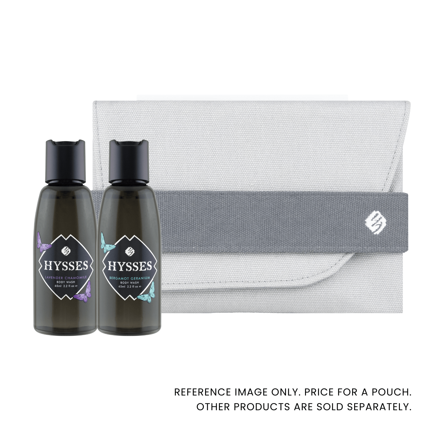 Hysses Gifts Travel Pouch, Grey