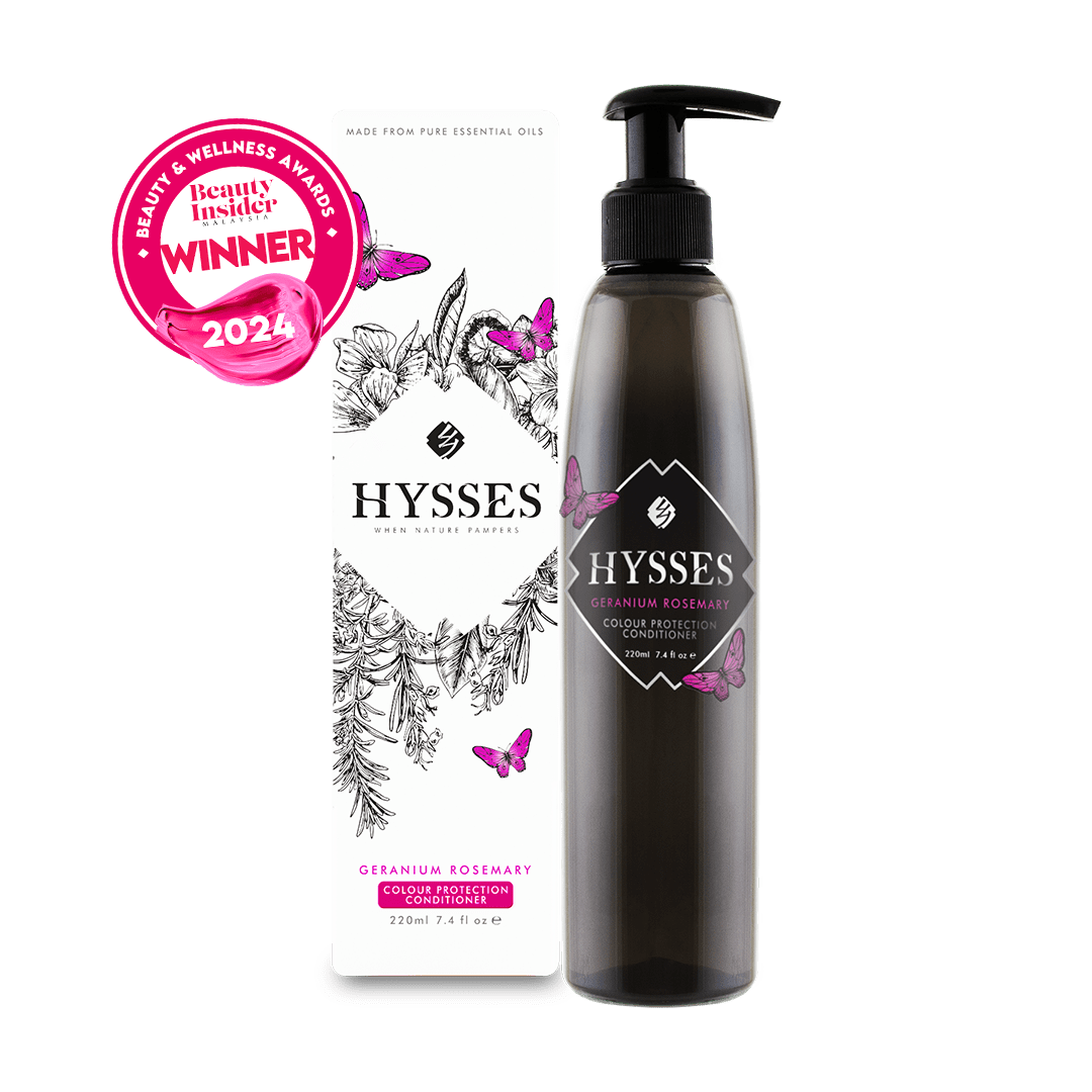 Hysses Hair Care Colour Protection Conditioner, Geranium Rosemary