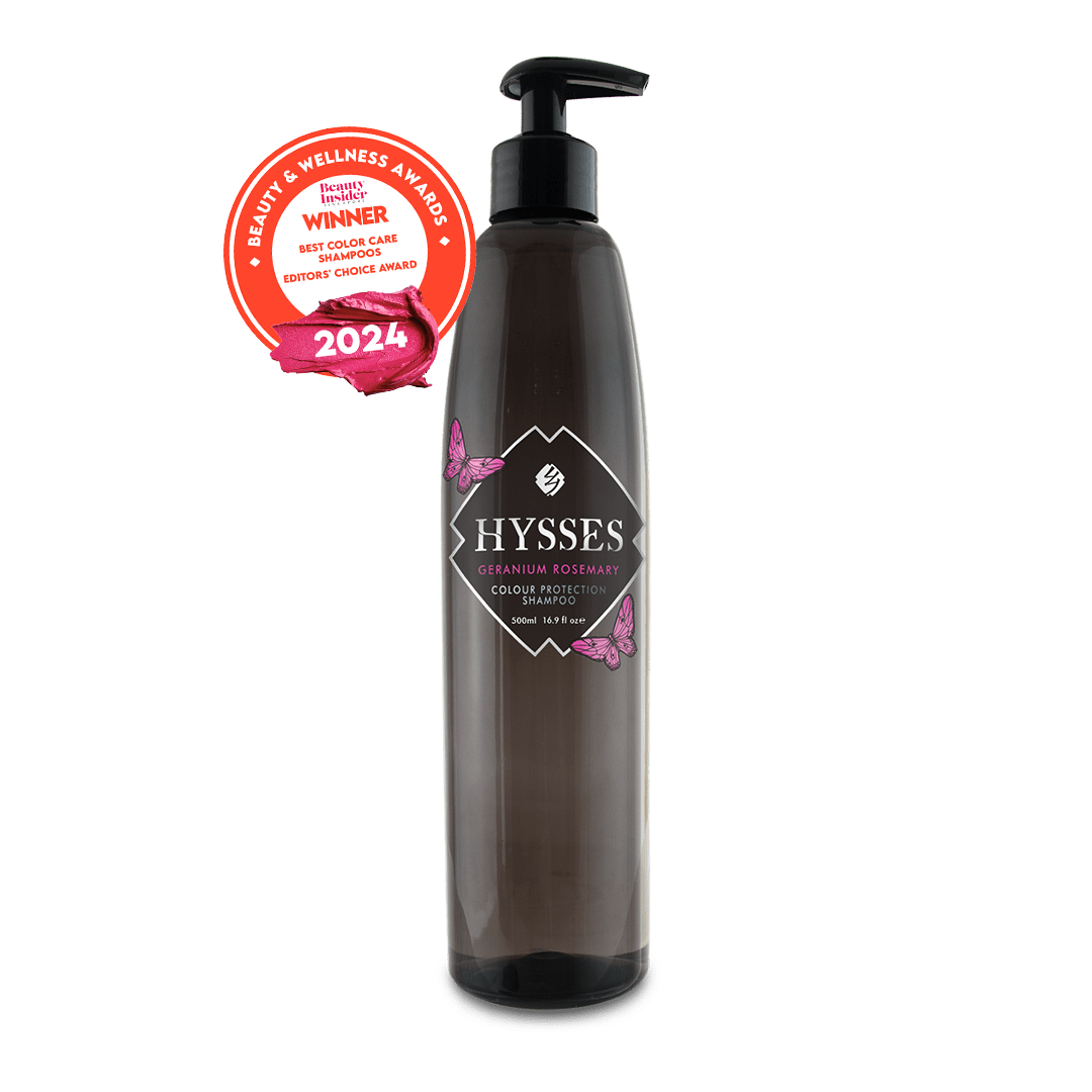 Hysses Hair Care Colour Protection Shampoo, Geranium Rosemary