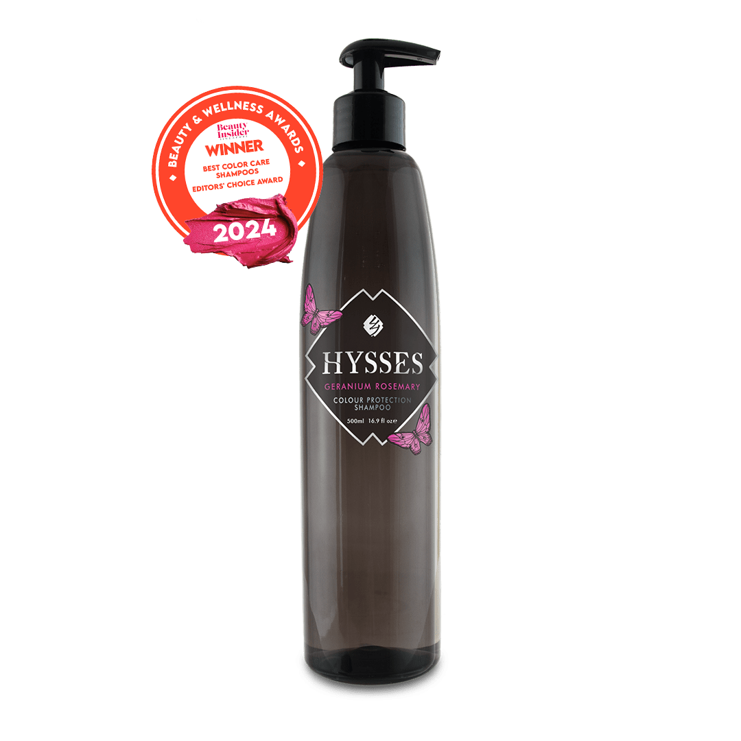 Hysses Singapore Hair 500ml Colour Protection Shampoo, Geranium Rosemary