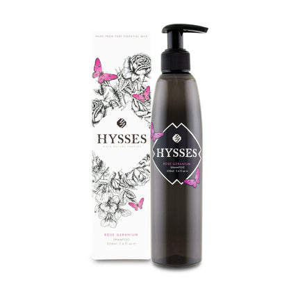 Hysses Singapore Hair 220ml Shampoo Rose Geranium