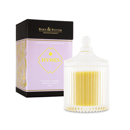 Hysses Singapore Home & Scent 650g / Wicks Beeswax Candle Palmarosa Jasmine