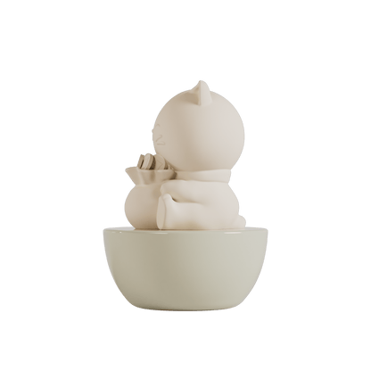 Hysses Singapore Home & Scent Clay Diffuser Daikichi Cat
