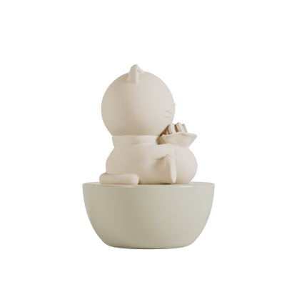 Hysses Singapore Home & Scent Clay Diffuser Daikichi Cat