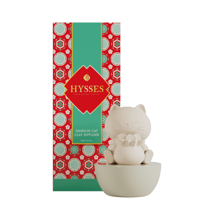 Hysses Singapore Home & Scent Clay Diffuser Daikichi Cat