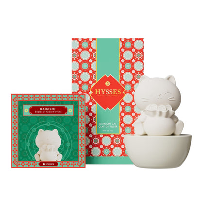 Hysses Singapore Home & Scent Clay Diffuser Daikichi Cat
