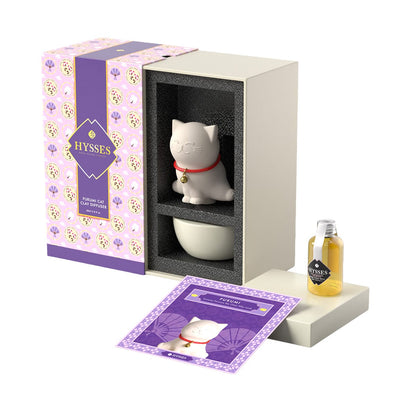 Hysses Singapore Home & Scent Clay Diffuser Fukumi Cat