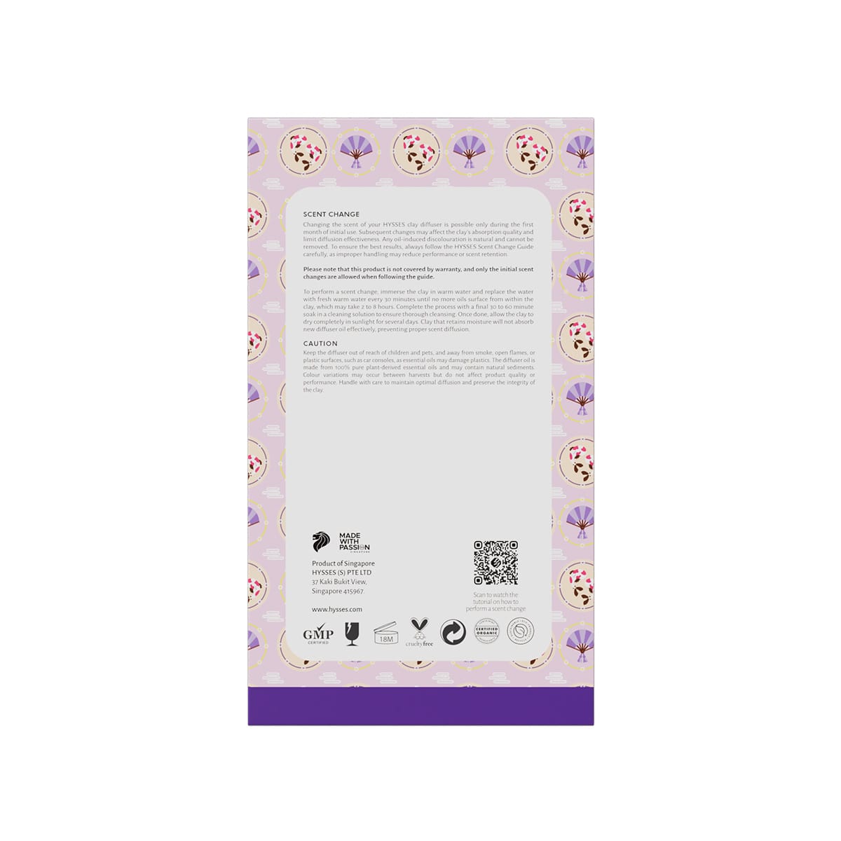 Hysses Singapore Home & Scent Clay Diffuser Fukumi Cat