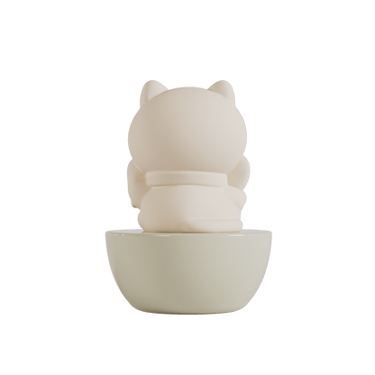 Hysses Singapore Home & Scent Clay Diffuser Ryoshi Cat