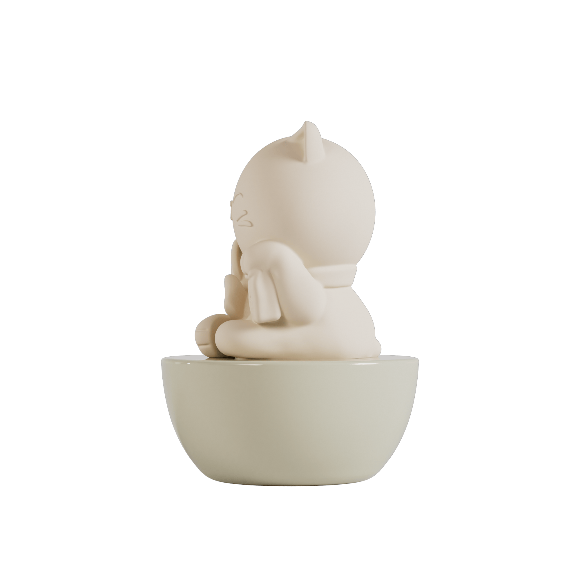 Hysses Singapore Home & Scent Clay Diffuser Ryoshi Cat