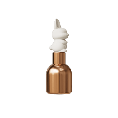 Hysses Singapore Home & Scent Clay Diffuser Set of 2, Rabbit (Magnolia Ambrette & Osmanthus Yuzu)