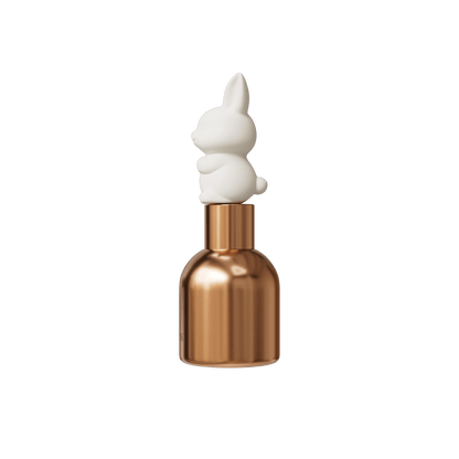 Hysses Singapore Home & Scent Clay Diffuser Set of 2, Rabbit (Magnolia Ambrette & Osmanthus Yuzu)