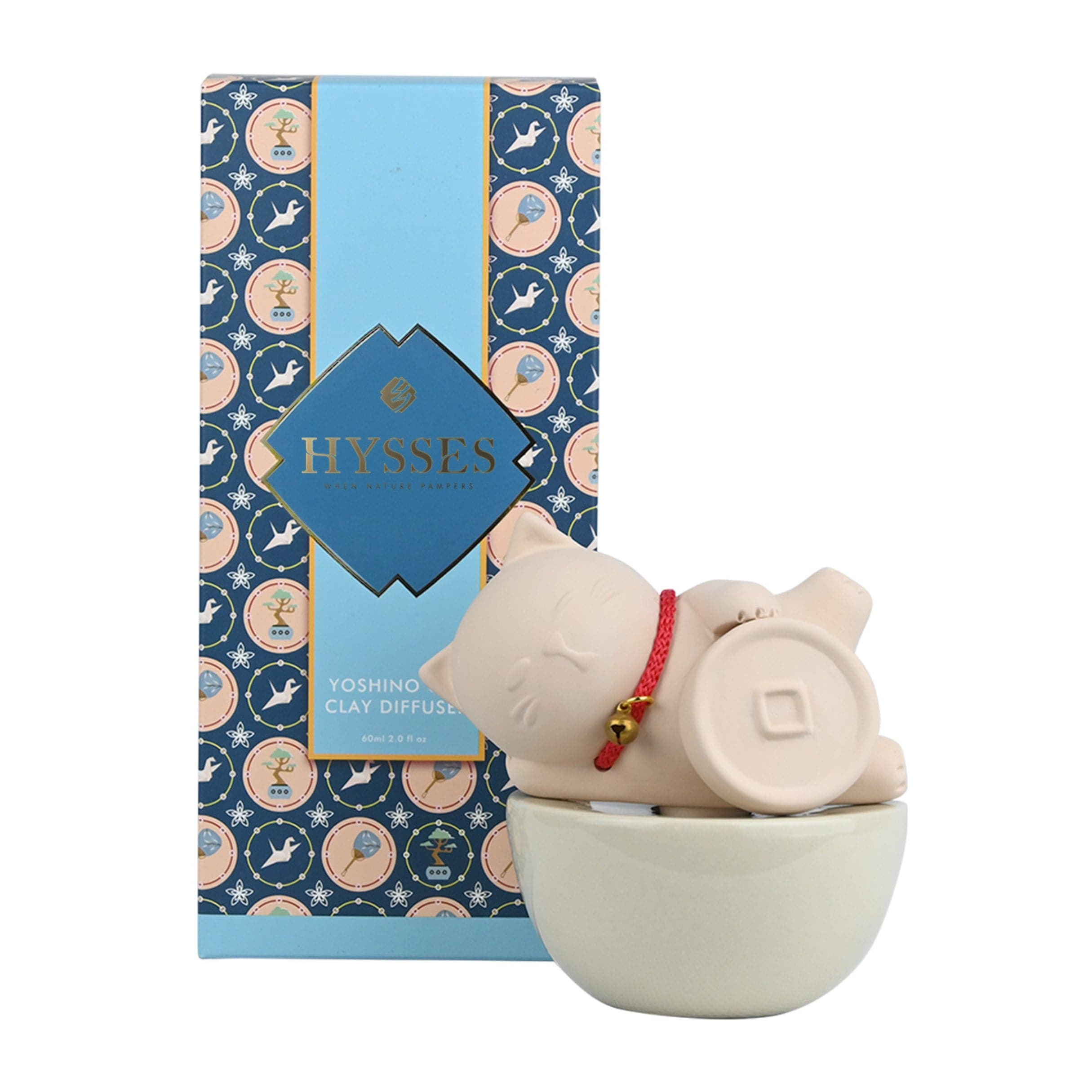 Hysses Singapore Home & Scent Clay Diffuser Yoshino Cat