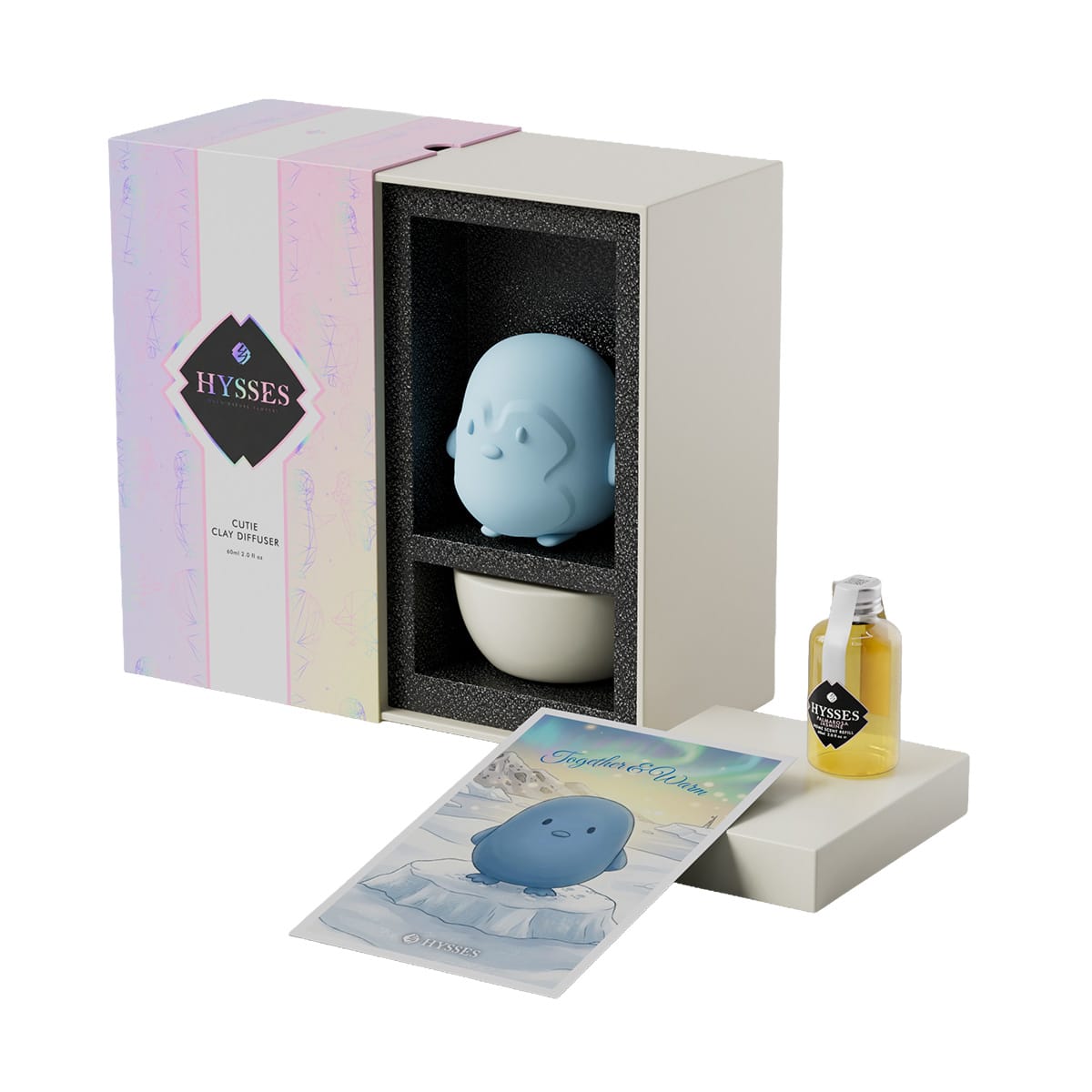 Hysses Singapore Home & Scent Cutie Clay Diffuser Penguin