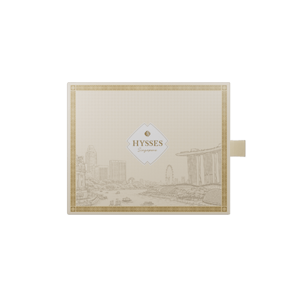 Hysses Singapore Home & Scent Gift Set Of 2, Singa Mercat Clay Charm & Essential Oil, Orchid Ambrette, 2ml
