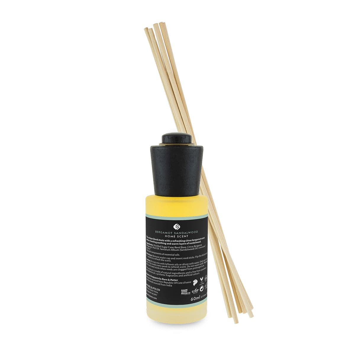 Hysses Singapore Home & Scent Home Scent Reed Diffuser Bergamot Sandalwood