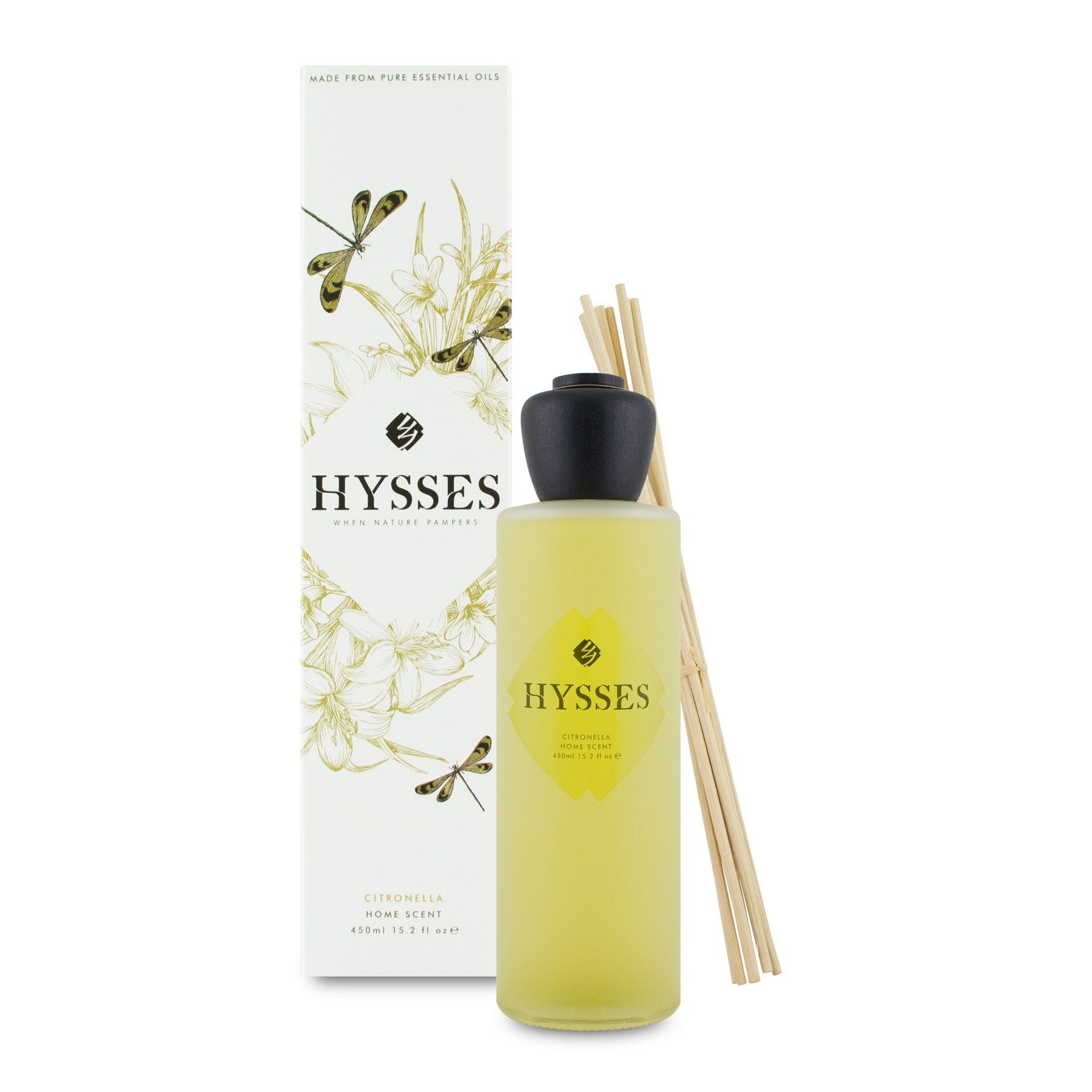 Hysses Singapore Home & Scent 450ml Home Scent Reed Diffuser Citronella