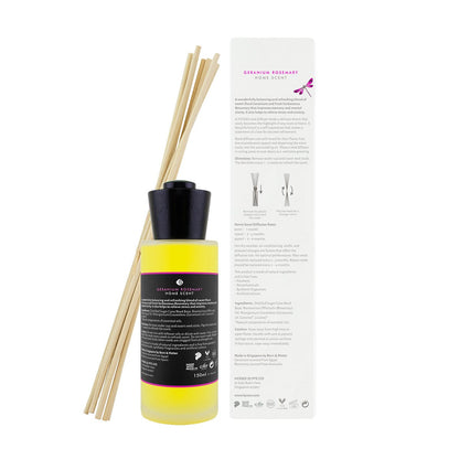 Hysses Singapore Home & Scent Home Scent Reed Diffuser Geranium Rosemary