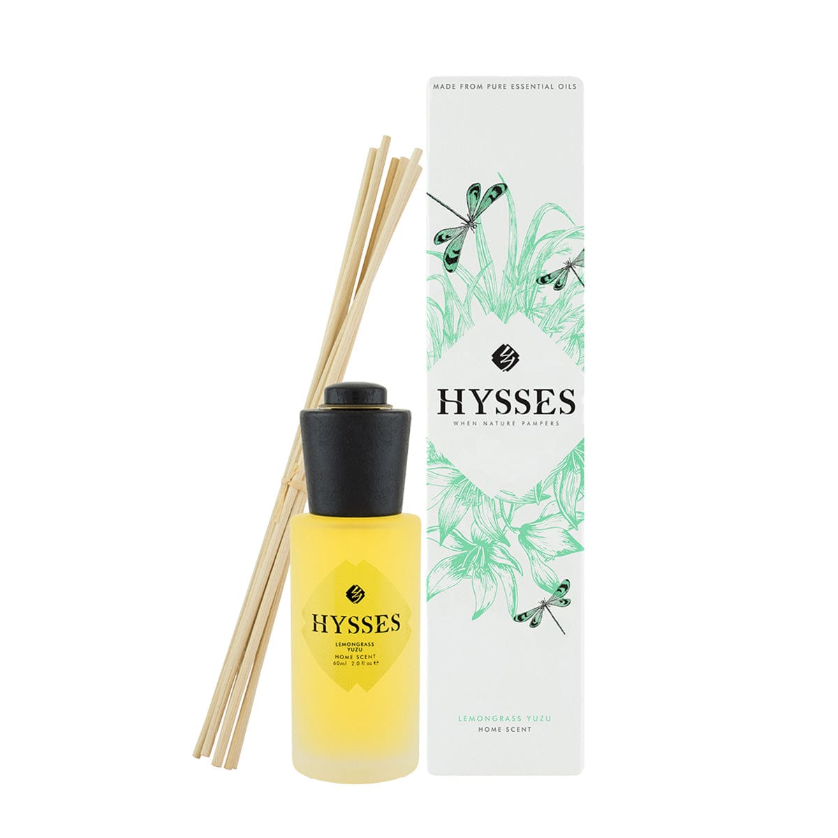 Hysses Singapore Home & Scent 60ml Home Scent Reed Diffuser Lemongrass Yuzu