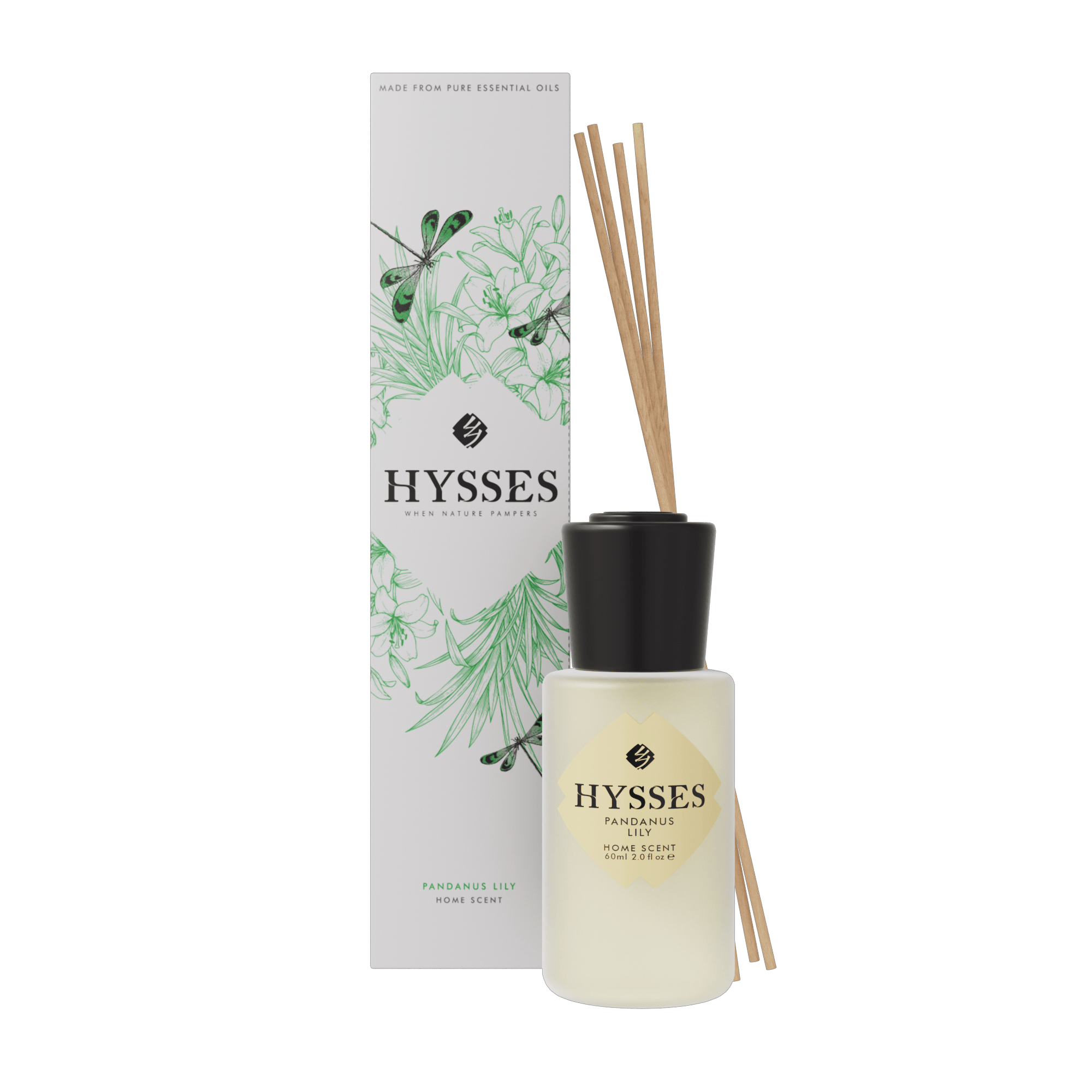 Hysses Singapore Home & Scent 60ml Home Scent Reed Diffuser Pandanus Lily