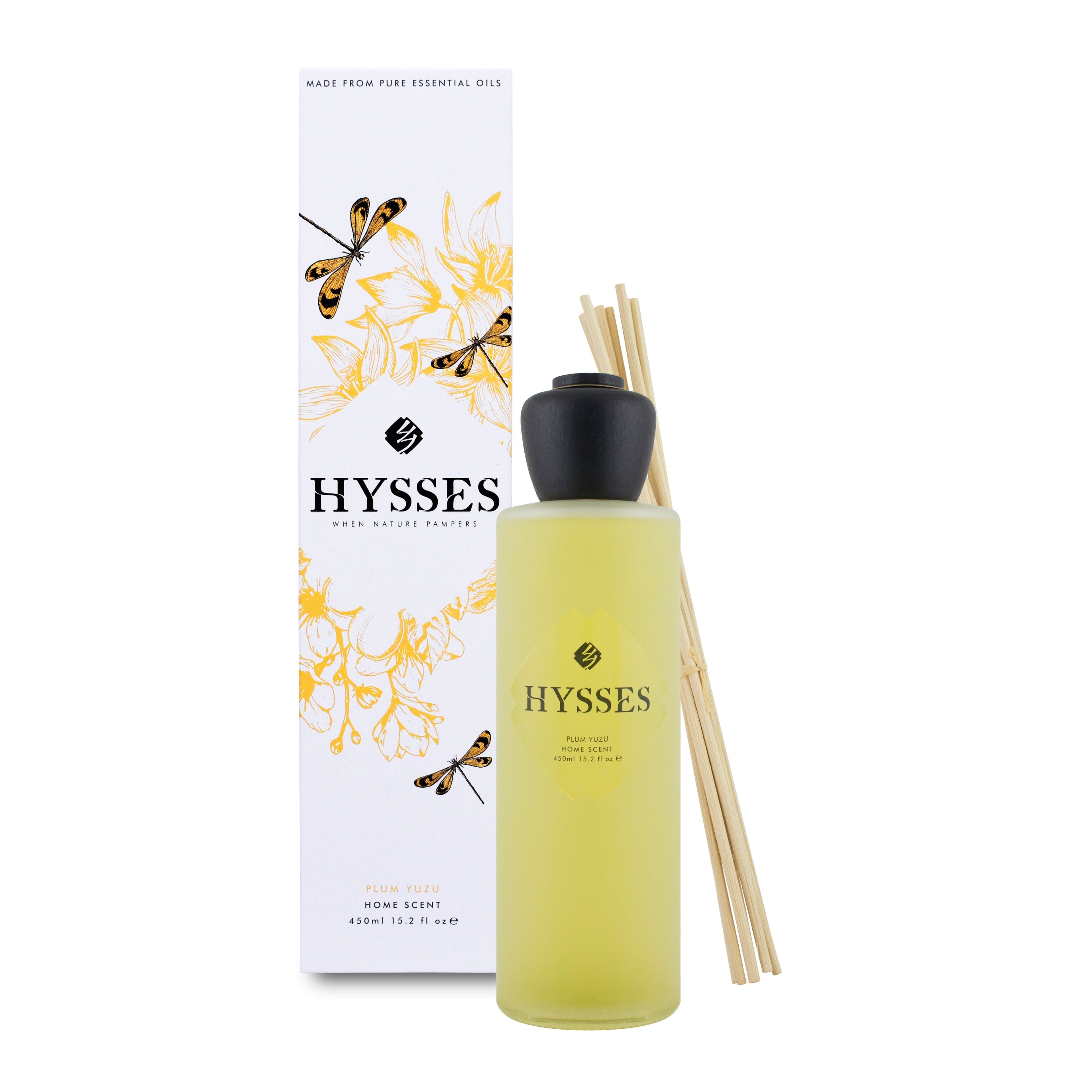 Hysses Singapore Home & Scent 450ml Home Scent Reed Diffuser Plum Yuzu