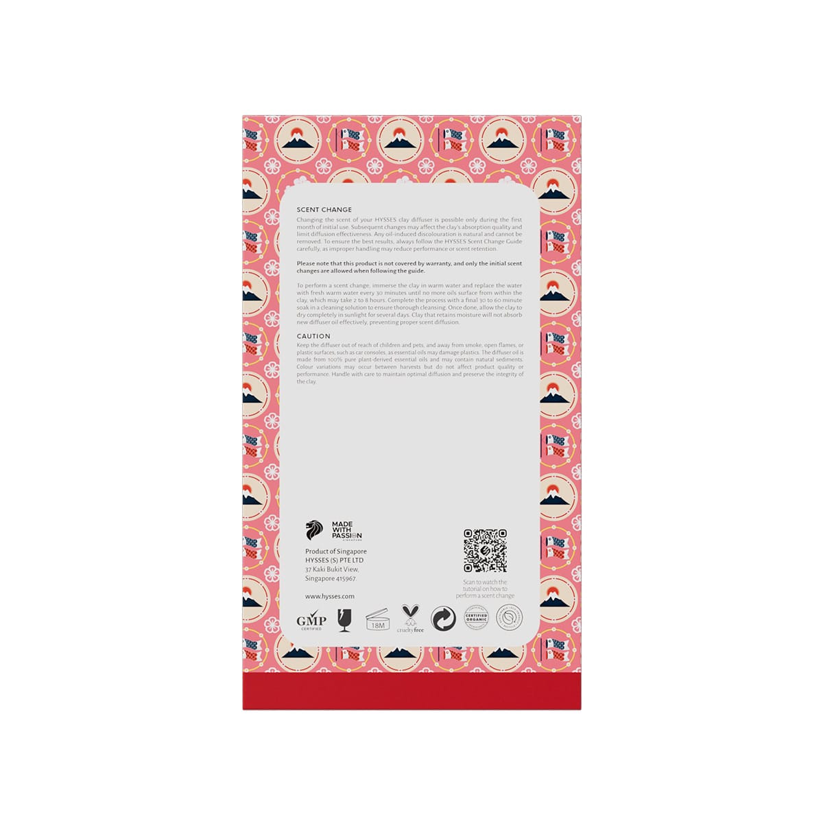 Hysses Singapore Home & Scent Maneki Cat Clay Diffuser