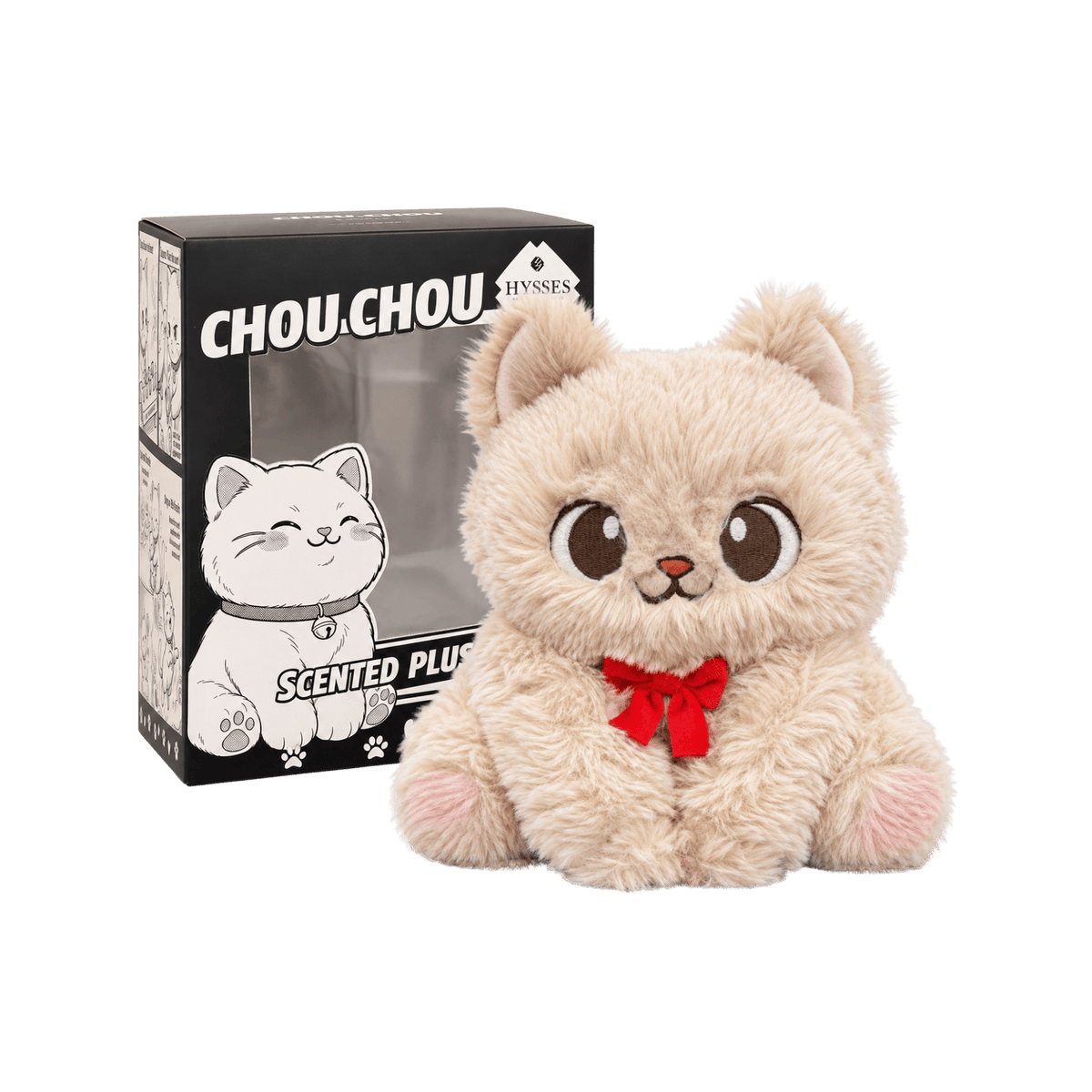 Hysses Singapore Home & Scent Maneki Chou Chou Plushie, Bergamot Geranium
