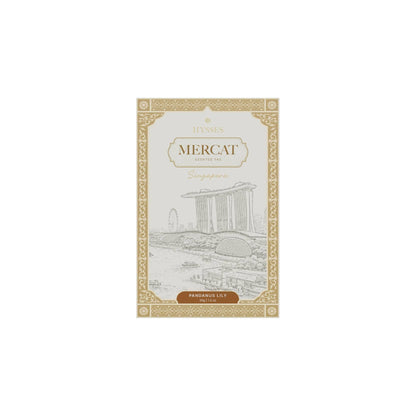 Hysses Singapore Home & Scent Mercat Scented Tag, Singa, Pandanus Lily