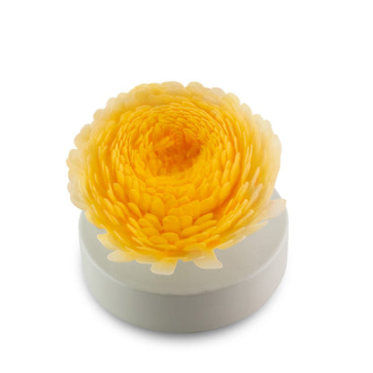 Hysses Home Scents Big Bloom Solar Diffuser, Bergamot Frankincense (Yellow)