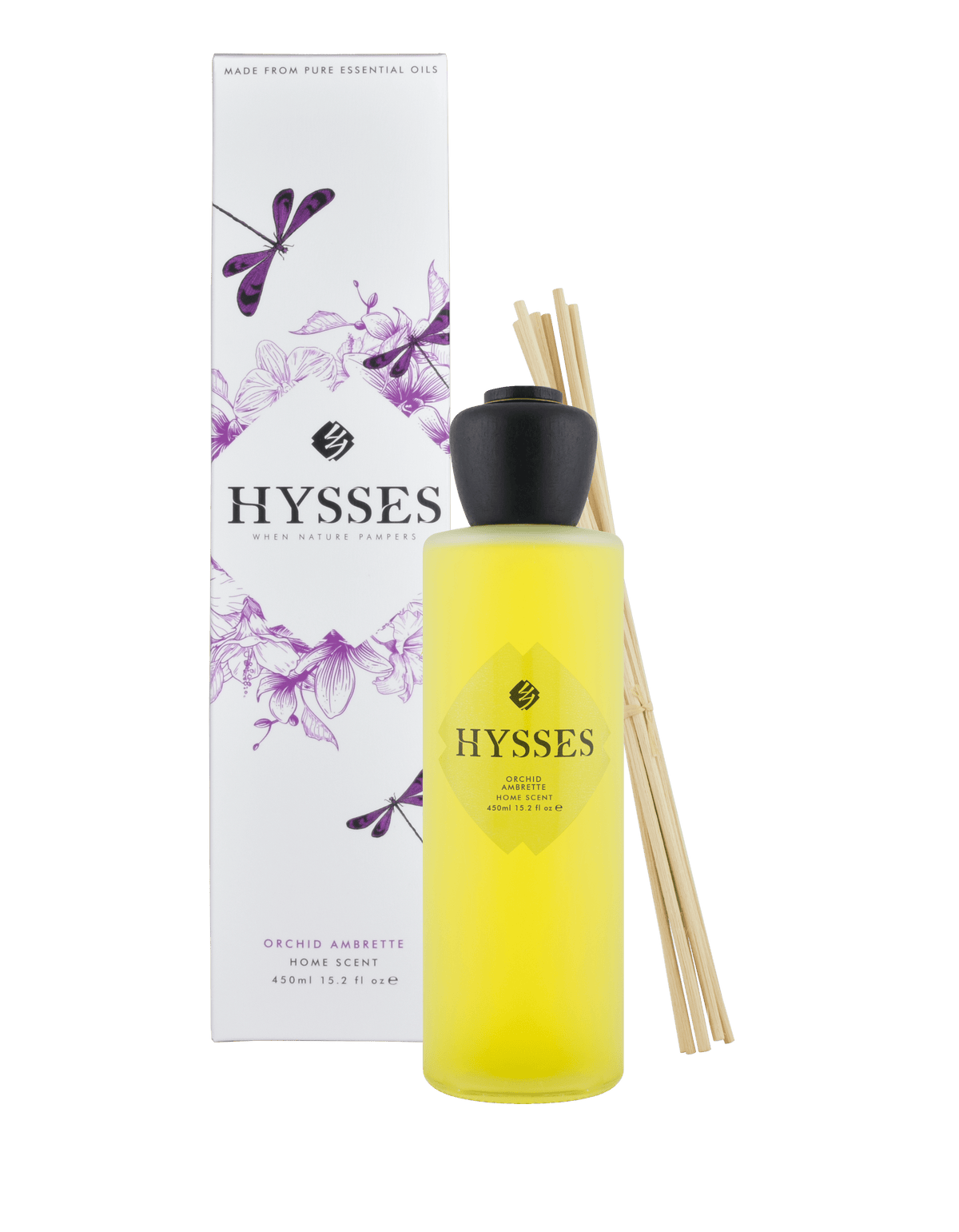 Hysses Home Scents 450ml Home Scent Orchid Ambrette