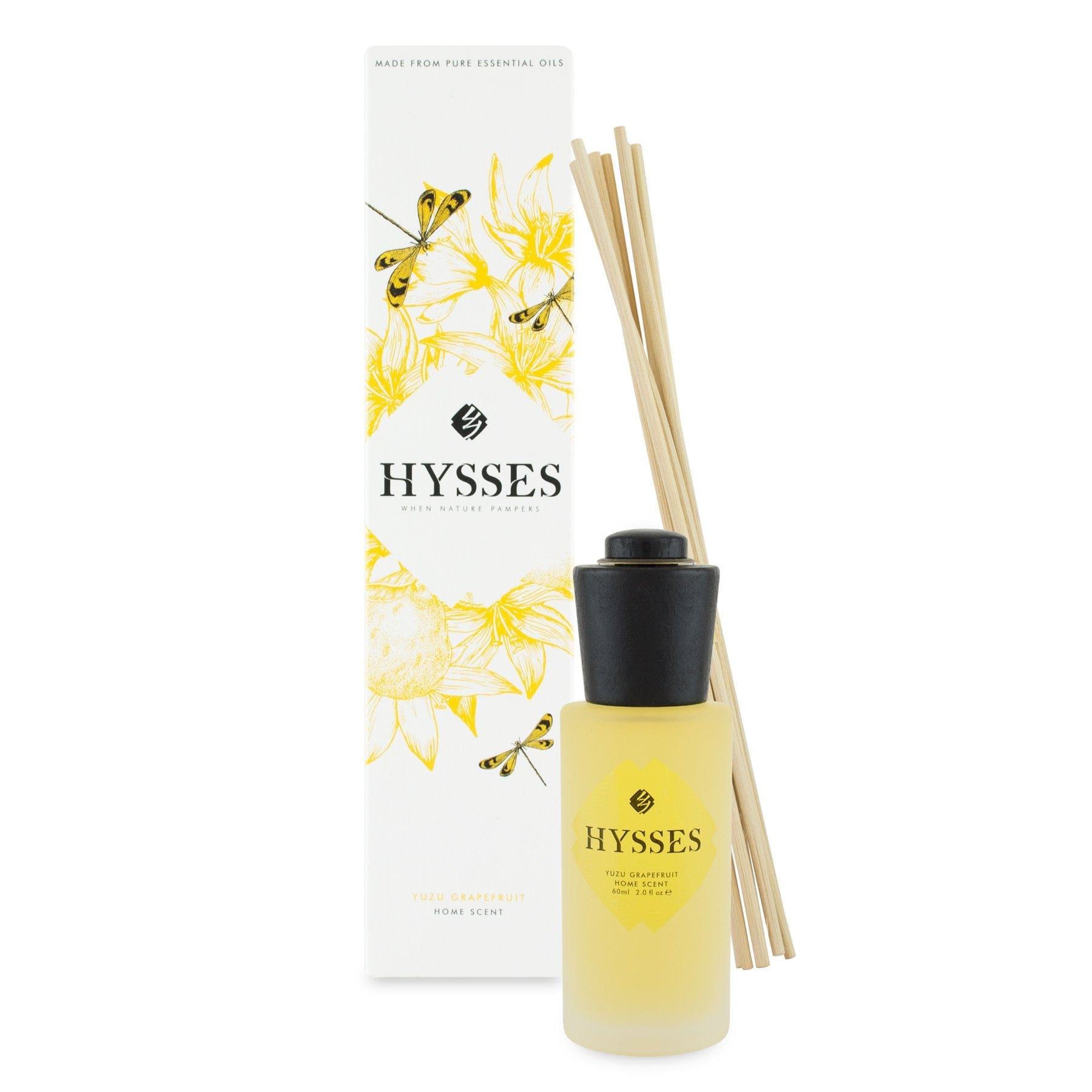 Hysses Home Scents 60ml Home Scent Reed Diffuser Yuzu Grapefruit, 60ml