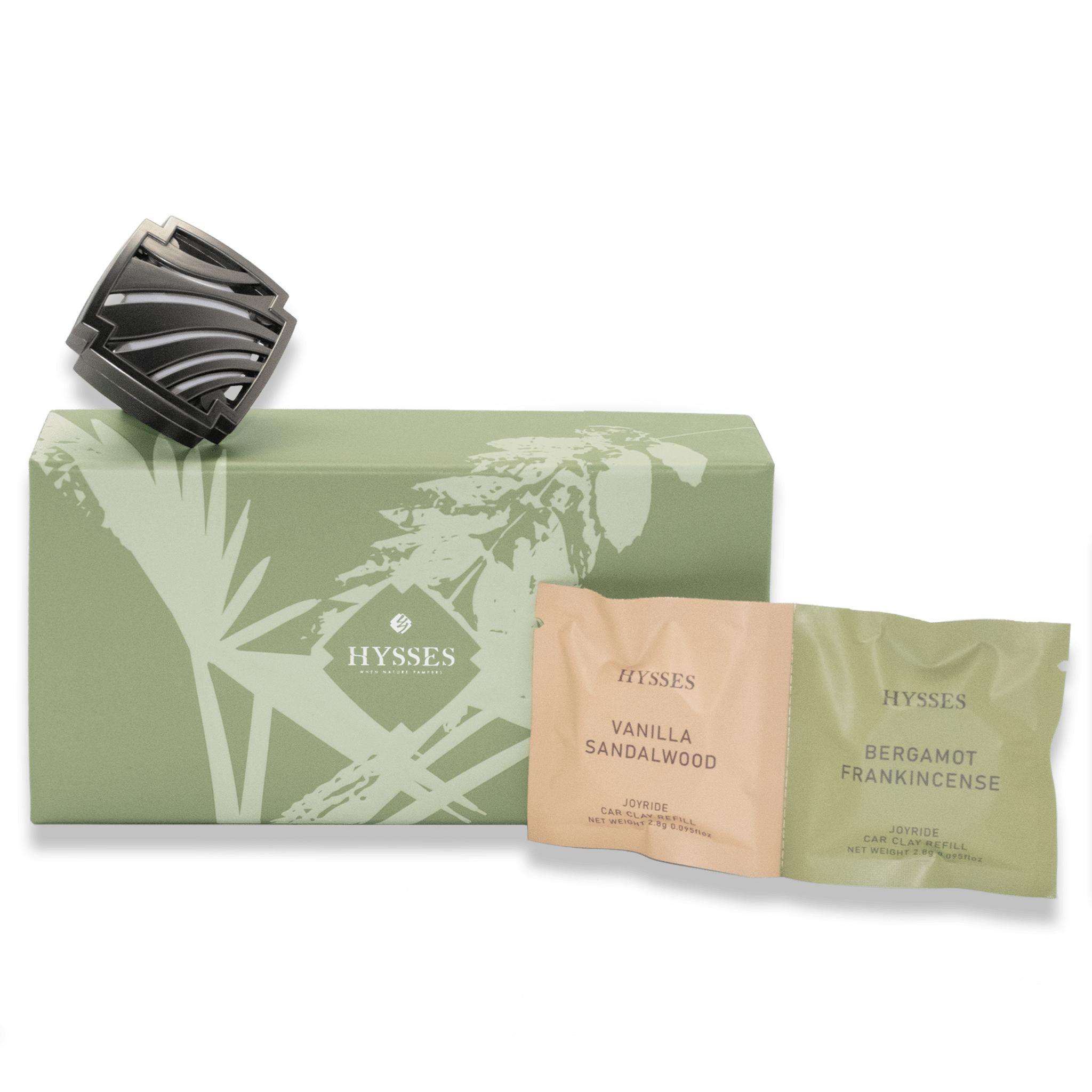 Hysses Home Scents Joyride Car Clay, Wave (Bergamot Frankincense & Vanilla Sandalwood)